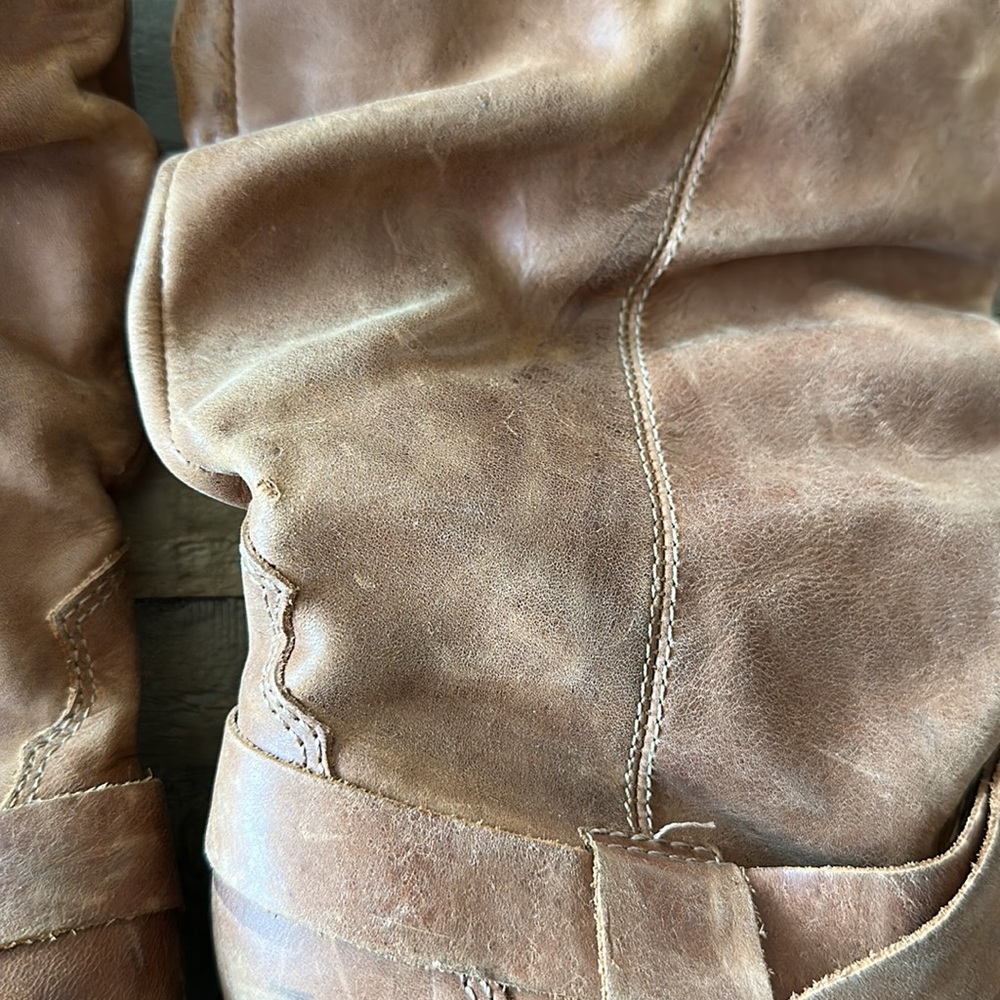 Steven Madden Cowboy Boots with Buckle Detail - Picture 11 of 11